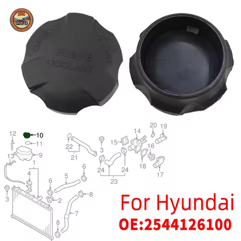 1ps Radiator Coolant Overflow Bottle Reservoir Cap 2544126100 For Hyundai i30 i40 H1 I10 I20 I30 I40