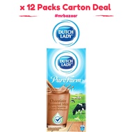 Dutch Lady UHT Chocolate Milk x 12 Packs 1 Litre Carton Deal
