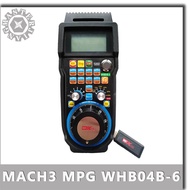 New 3/4/5/6 Axis MACH3 MPG Wireless Handwheel CNC Handwheel USB Receiver 40-meter-transmission dista