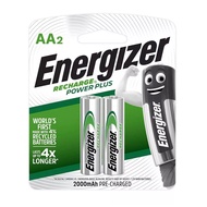 AA Battery Energizer 2AA Rechargable Recharge Power Plus Bateri Cas Semula 20000mAh Pre-Charged AA2 Energizer Eveready