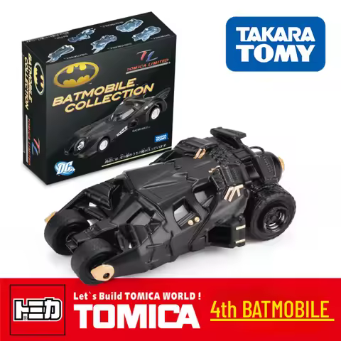 Takara Tomy Tomica Scale Batman Car Model Batmobile Pod Bike Christmas Halloween Gift Kids Room Deco