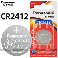 Panasonic CR2412 Car Key Button Battery Suitable for Lexus New Crown Red Flag Card Key
