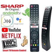 (Ready Stock) Original SHARP Android TV Voice Remote Control GB326WJN4/ GB326WJN5/ GB326WJSA