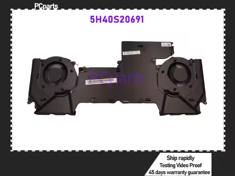 PCparts New Original 5H40S20691 CPU GPU Cooling Fan Cooler For Lenovo Legion 7 16ARHA7 CPU GPU With 