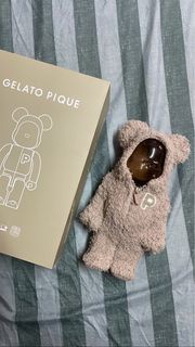 BE@RBRICK 睡衣熊 GELATO PIQUE 400% 庫柏力克熊 棕色