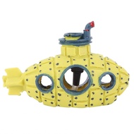 Rubikcube Stone Set Aquarium Air Bubbler Fish Tank Ornament Yellow Oxygen For