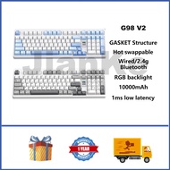 MCHOSE G98 V2 Wireless Mechanical Keyboard 98% Hot swappable RGB GASKET Custom Gaming Keyboard with 