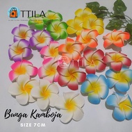 Bunga Kamboja Palsu 7cm Florist Kelopak Bunga DIY Petals Flower-OTTILA