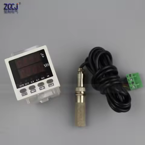 with 10m sensor cable RS485 0-100'C 0-99.9%RH intelligent digital temperature and humidity controlle