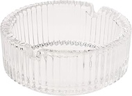 Toyo Sasaki P-05554-JAN Glass Ashtray, Pochet, Made in Japan, (Sold by Case), Clear, Approx. φ3.3 x 