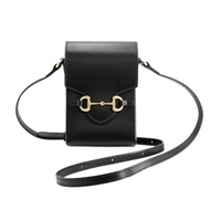 【二手】Gucci 馬階扣單肩包 1955 迷你包 625615 小牛皮 黑色