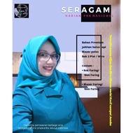 setelan seragam PKK nasional BIRU Furing