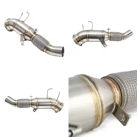 For BMW 2022-2026 G20 G22 M340i M440i B58 TU2 3.0T Racing Downpipe All Flow B58 Gen 3 with GPF OPF B