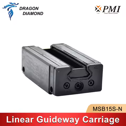 PMI MSA20S MSA25S MSA30S MSB15S-N Slider Block Linear Guideway Carriage for CO2 Laser Engraving and 