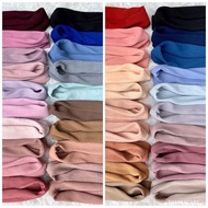 Shawl Chiffon Crush Plated Halus Premium Quality 20pcs/ 1Kodi