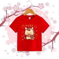 a.S_STORE99 - NEWEST CHINESE NEW YEAR BABY T-SHIRT YEAR OF THE HORSE 2026 GIRLS & COW 1OK T-SHIRT/ 1