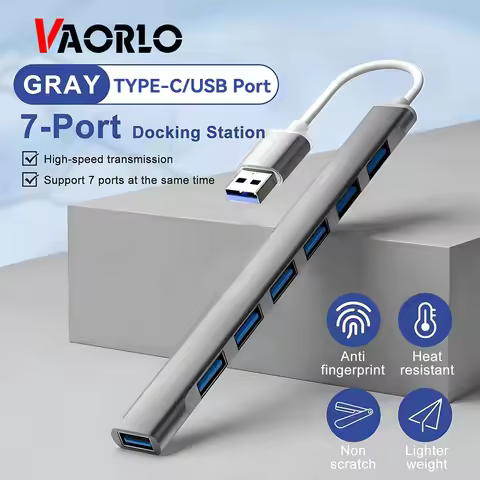 USB 3.0 HUB USB 2.0 HUB USB C HUB Type C HUB Multi Splitter High Speed 5Gbps For PC Computer Multipo