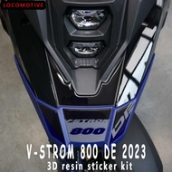 For Suzuki V Strom 800 DE V-Strom 800 DE VStrom 800DE 2023 Accessories Toe Protection 3D Epoxy Resin