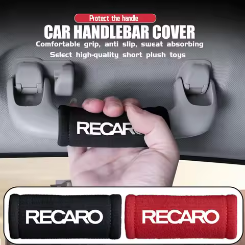 Car Roof Armrest Soft Pull Handle Gloves Ceiling Protective Cover For Recaro