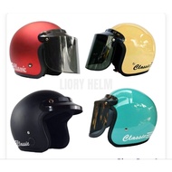 Classic BOGO HELMET MEN'S HELMET WOMEN'S HELMET SNI HELMET HALF FACE HELMET MOTORCYCLE HELMET