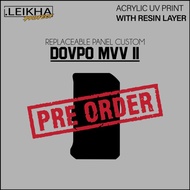 PRE ORDER Khusus Panel Backdoor Resin Desain Custom Dovpo MVV II