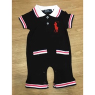 Baby Romper Black Horse
