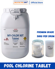 Chlorine MY-CHLOR 50kg TCCA 90% Chlorine Tablet For Swimming Pool