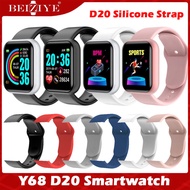 D20 Smart Watch Strap Silicone Wrist Waterproof Replaceable Soft TPU Bracelet Y68 D20 smartwatch Ban