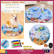 （🔥MY stock🔥）100cm Pet Cooling Water Mattress Ice Pad Dog Sleep Square Pad Puppy Cat Pet Dog Kennel H