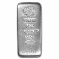 PAMP Suisse 10 oz .999 Silver Cast Bar w/COA 10oz