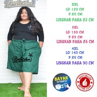 Balicihui Jumbo 3/4 Pants Women's Mid-Length Pants Women's Pants Big Size Pants Plus Size Pants