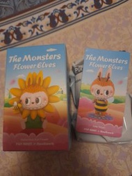 Labubu 紫菀花 Aster Flower 花之精靈 Flower Elves Monsters How2Work Pop Mart 盲盒