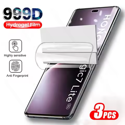 3PCS Hydrogel Film For Honor X9c Magic7 Lite 5G Case Screen Protectors Not Glass HonorX9c Magic7Lite