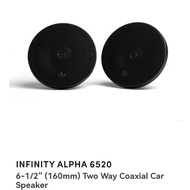 Infinity ALPHA 6520 6.5" 2-Way 280W Peak Car Coaxial Speaker.