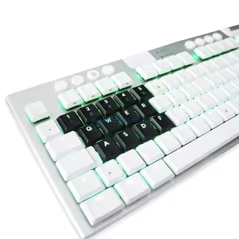 Carbon Fiber Low Profile Keycaps Thin Blank Keycaps for G915/G813/G815/G913 TKL Low Profile Switches