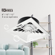 BS BOSS exhaust fan 8inch 10inch 12 inch Ceiling Type Exhaust fan ventilation fan Direct exhaust fan