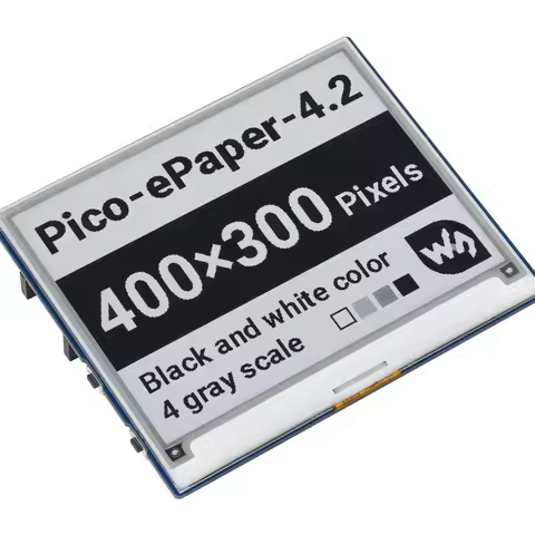 Waveshare 4.2inch E-Paper E-Ink Display Module for Raspberry Pi Pico 400X300 Black / White 4 Graysca