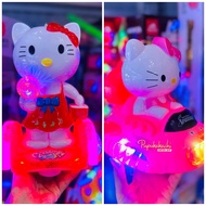Lồng Đèn Trung Thu Pin Hổ Đẩy Xe Kem Kitty Lái Xe Có Đèn Nhạc Siêu Cute Cho Bé