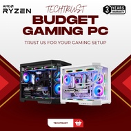BRAND NEW BUDGET GAMING PC SET AM4 /DDR4 RYZEN RX580/RX6600/RX7600/RTX5050/RTX5060/RTX3060/RTX5060TI