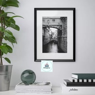 Black fiberboard poster photo frame 30x40cm with layered edge photo frame