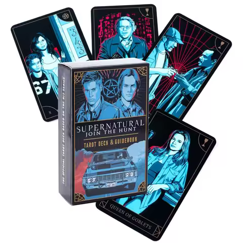 Supernatural Tarot Deck and Guidebook Card Game Gift With Pdf Guidebook Card Game Board Game 78 Card