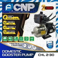 CNP LIGHT HORIZONTAL MULTISTAGE CENTRIFUGAL PUMP [ CHL 2-30 0.37KW 0.5HP | CHL 4-40 0.75KW 1.0HP ] D