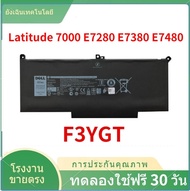 ใหม่เดิม DELL Latitude E7280 E7290 E7380 E7390 E7480 แบตเตอรี่ F3YGT