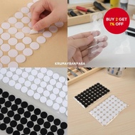 Circular Gecko Sticky Feet White Black Clear 1 15 2 25 3cm Sizes Teaching Aids Waterproof Double Sid