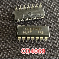 Bag of 10 Float ICs CD4069BD CD4069UBE CD4069 4069 DIP-14 new LKTT - AK2