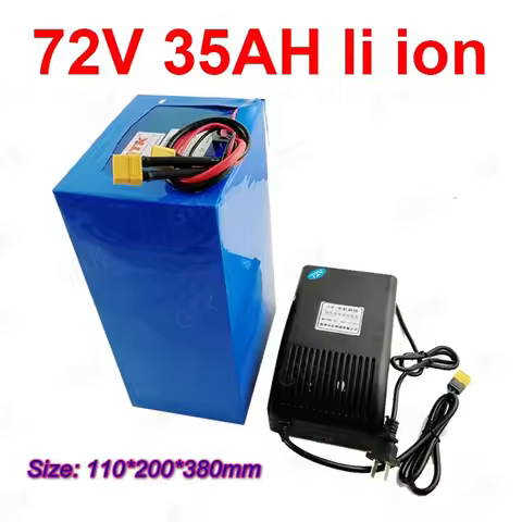 Gtk 20S 72v 35Ah 30amp lithium ion battery pack li ion for 2000w 3500w 7000w scooter inverter go car