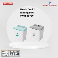 Polytron PWM-9076Y Mesin Cuci 2 Tabung 9KG IJM