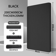 เสื่อโยคะ หนา 15มิล 15mm. ขนาด Yoga Mat 200x90 cm แผ่นรองโยคะ พรมโยคะ เบาะเล่นโยคะ เสื่อโยคะ