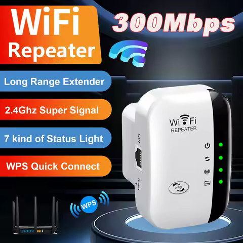 300Mbps Wireless WIFI Repeater Long Range WiFi Extender Amplifier Booster Router WiFi Booster Repeat