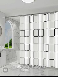 全新防水浴簾200x180cm